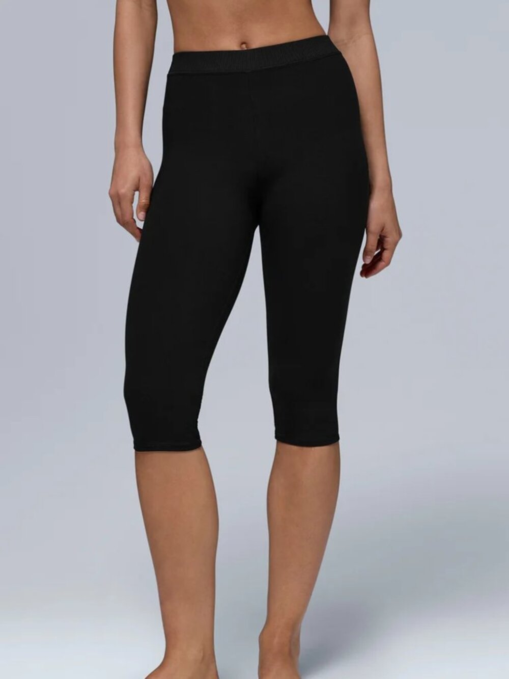 Alo Yoga Alosoft High-Waist Iconic 90's Capri Black size XS NWT